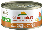 Almo Nature kattenvoer HFC Natural kip en tonijn 70 gr