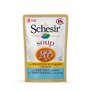 Schesir Kattenvoer Wilde Tonijn/Inktvis Soup 85 gr