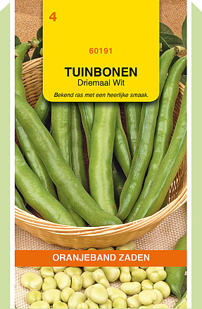 Tuinbonen Driemaal Wit 100 gr