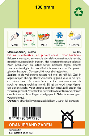 Stamslabonen Paloma 100 gr