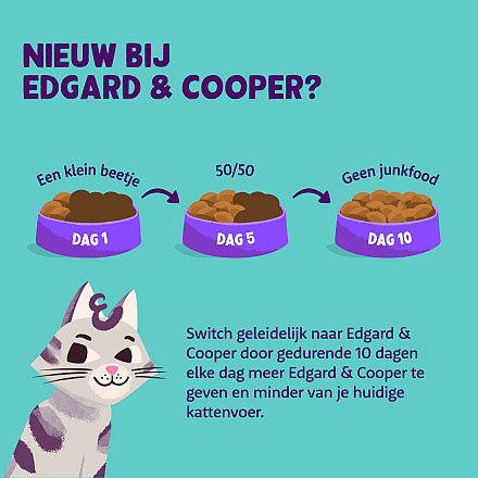 Edgard & Cooper kattenvoer Adult Zalm 325 gr