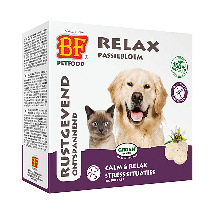 BF Petfood Relax Tabletten Hond/Kat<br> 100 st