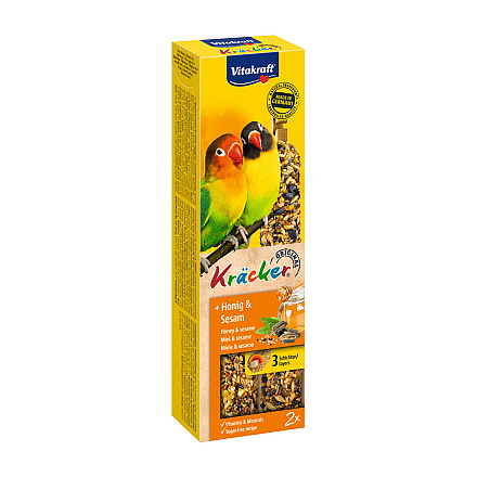 Vitakraft Kräcker Original agapornide - honing en sesam 2 st