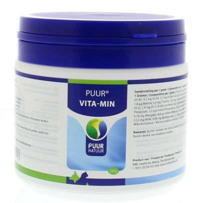 PUUR Vita-Min Hond & Kat 250 gr